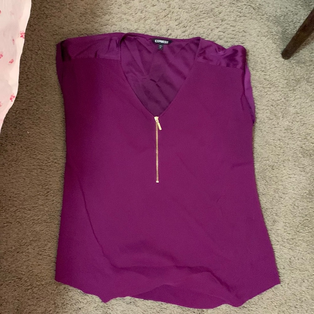 purple express blouse